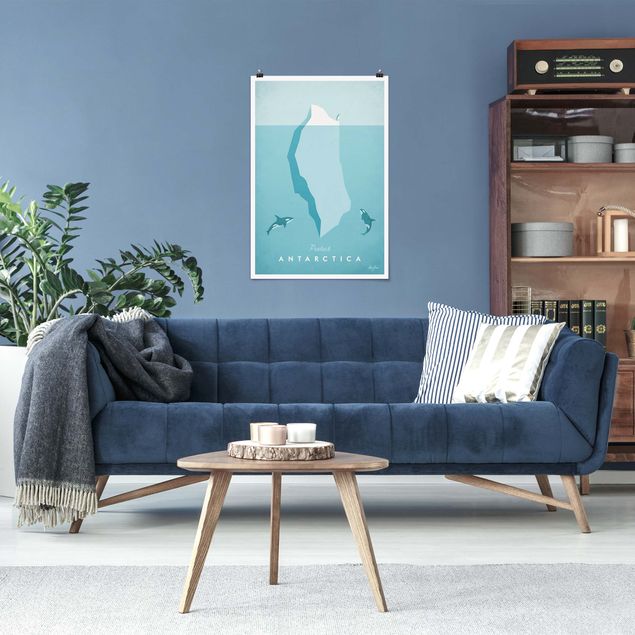 Tableau paysage Poster de voyage - Antarctique