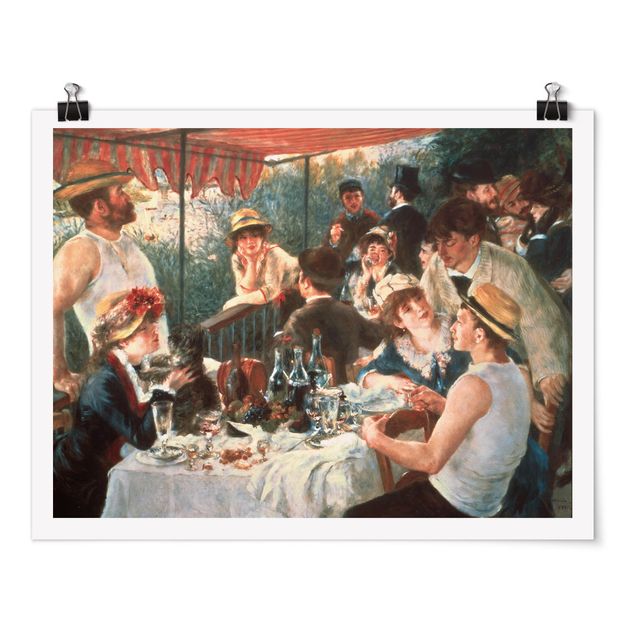 Tableaux modernes Auguste Renoir - Déjeuner de la fête du bateau