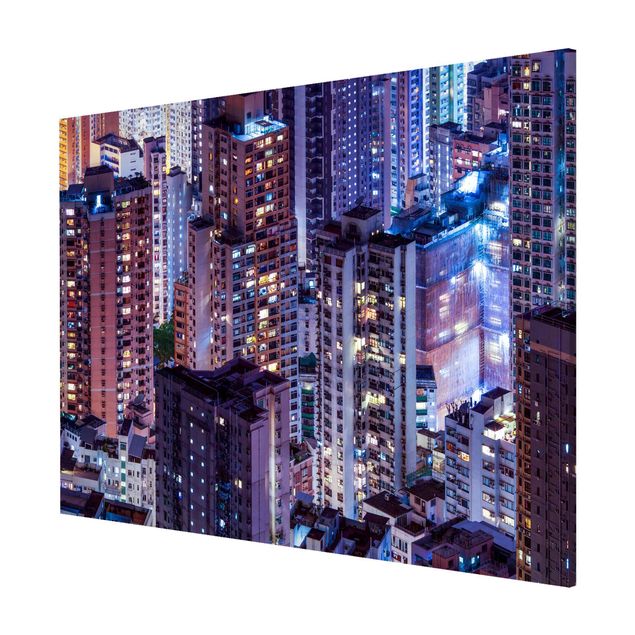 Tableaux moderne Mer de lumières de Hong Kong