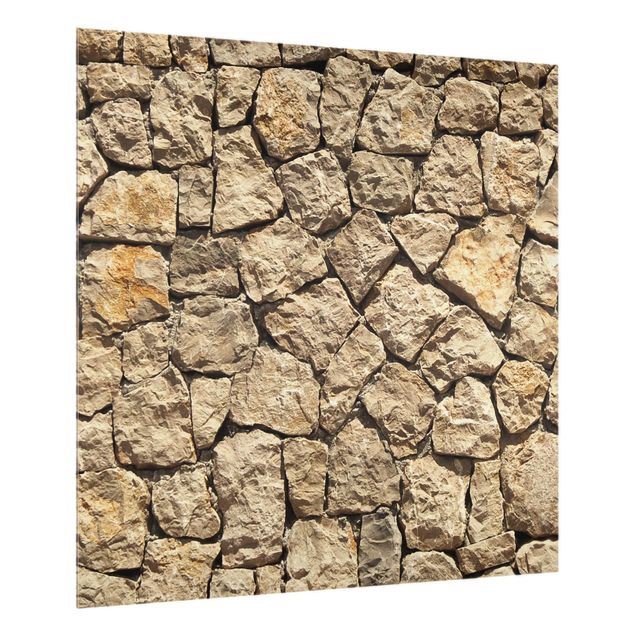 Fond de hotte pierre Vieux Mur de Pavés