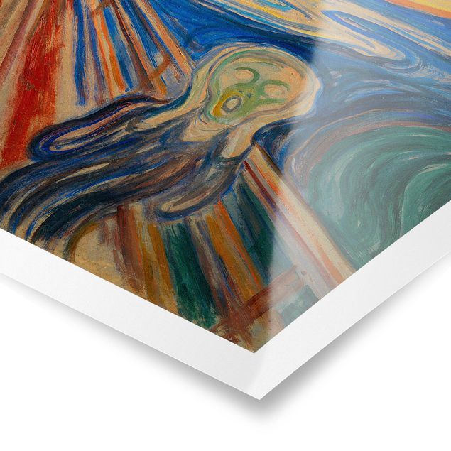 Tableaux abstraits Edvard Munch - Le Cri