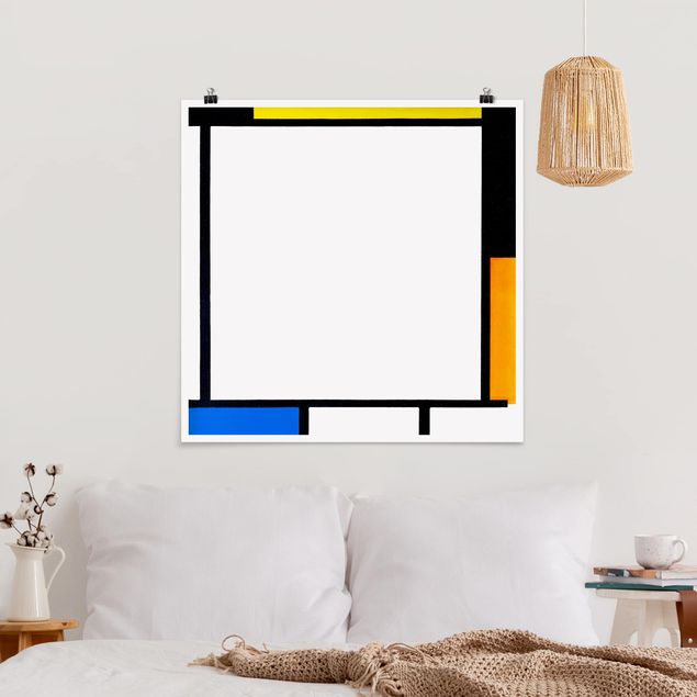 Tableau impressionniste Piet Mondrian - Composition II