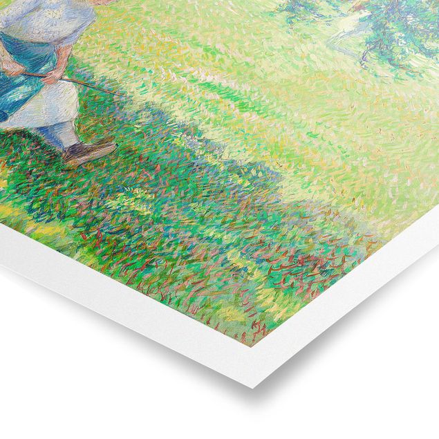 Tableau Pointillisme Camille Pissarro - Vachère, Eragny