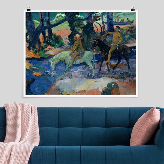 Déco mur cuisine Paul Gauguin - L'évasion, le gué