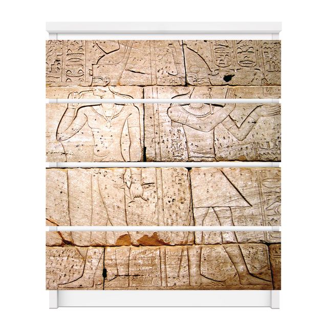 Adhesif imitation pierre Relief d'Égypte