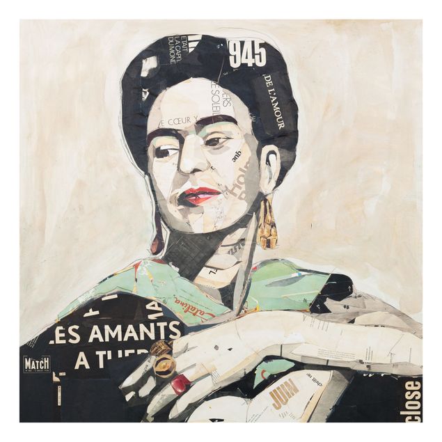 Reproduction tableaux célèbres Frida Kahlo - Collage No.4