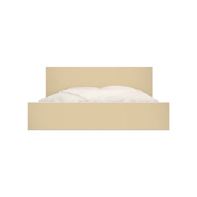 Papier adhésif pour meuble IKEA - Malm lit 140x200cm - Colour Light Brown