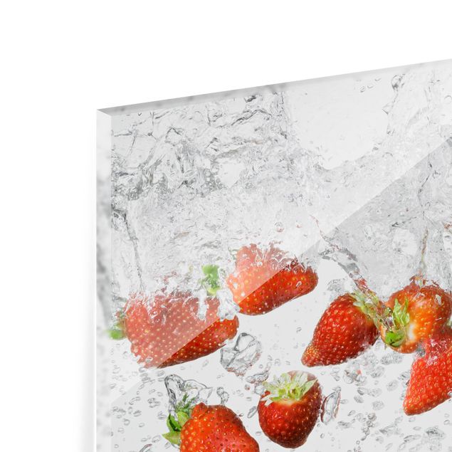 Fond de hotte - Fresh Strawberries In Water