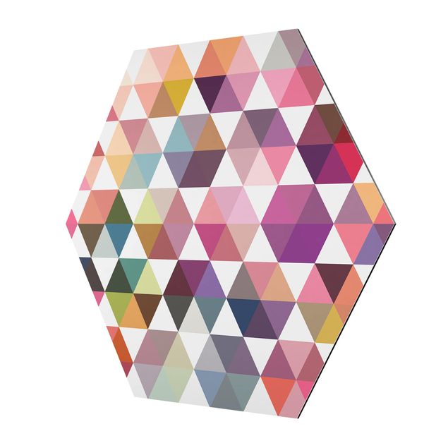 Tableau hexagon Facettes d'hexagone
