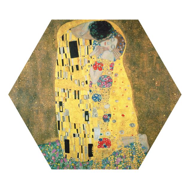 Tableaux portraits Gustav Klimt - Le baiser