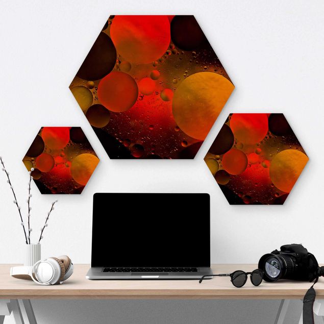 Hexagone en bois - Astronomic