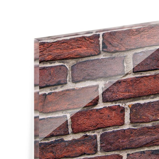 Fond de hotte - Brick Wall Red