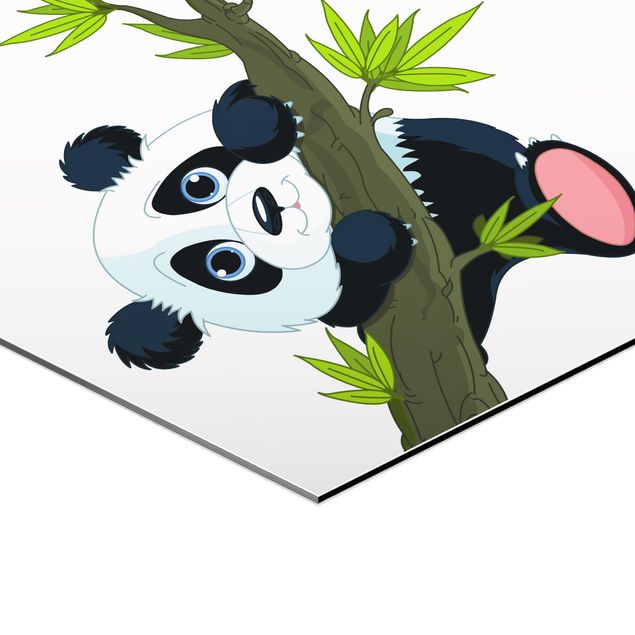 Tableaux nature Panda grimpeur