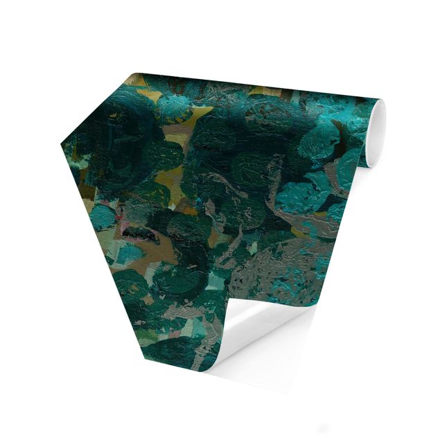 Papiers peintspanoramique hexagonal Callais