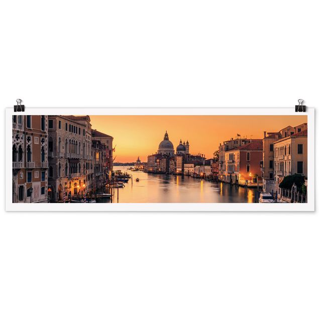 Poster villes Venise dorée