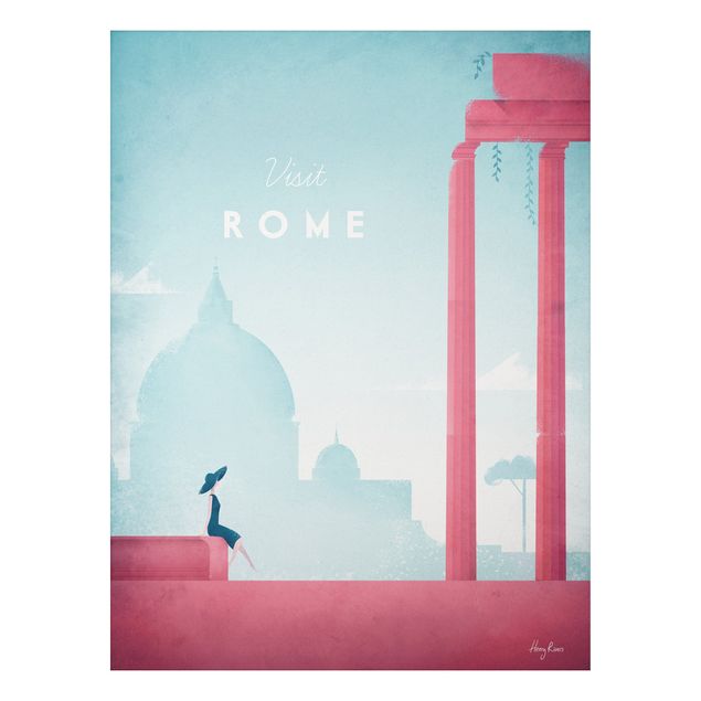 Tableau Italie Poster de voyage - Rome
