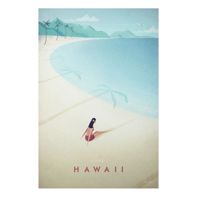 Tableau paysage Poster de voyage - Hawaii