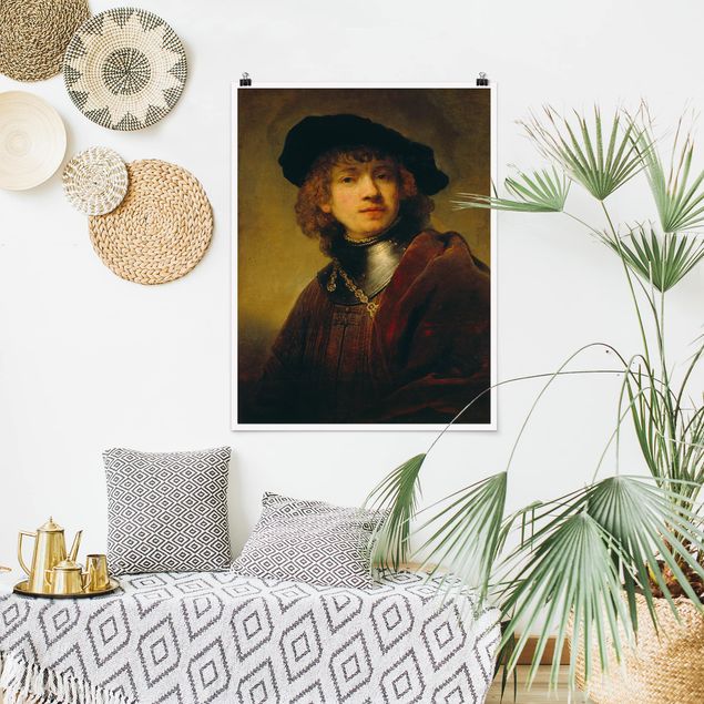 Tableau baroque Rembrandt van Rijn - Autoportrait