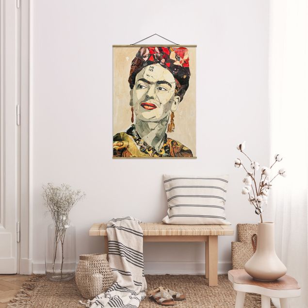 Tableaux modernes Frida Kahlo - Collage No.2