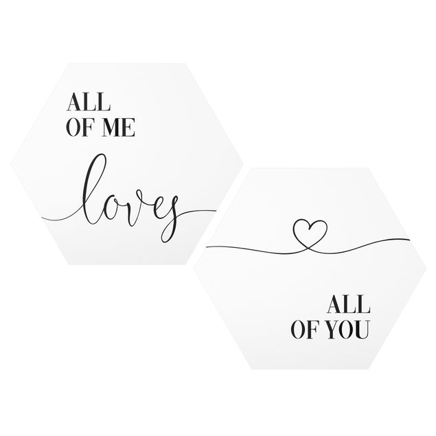 Tableau citations All Of Me Loves All Of You