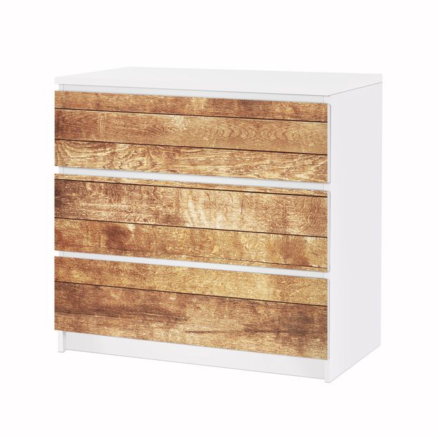 Papier adhésif pour meuble IKEA - Malm commode 3x tiroirs - Nordic Woodwall
