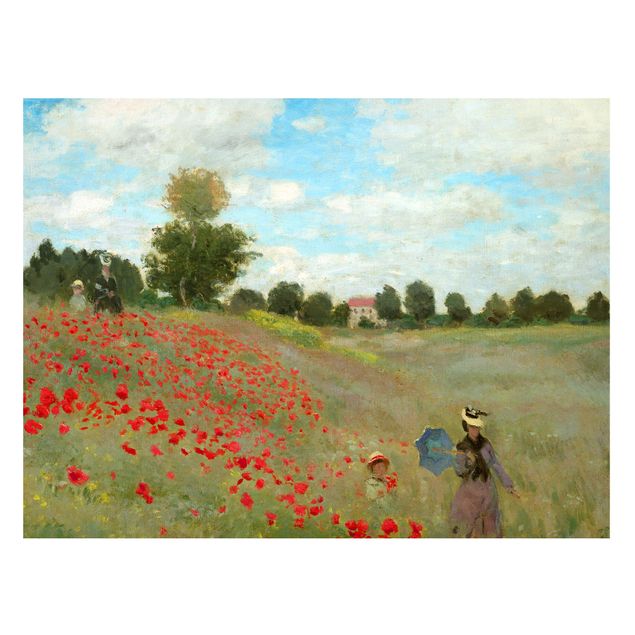 Tableau paysages Claude Monet - Champ de coquelicots près d'Argenteuil