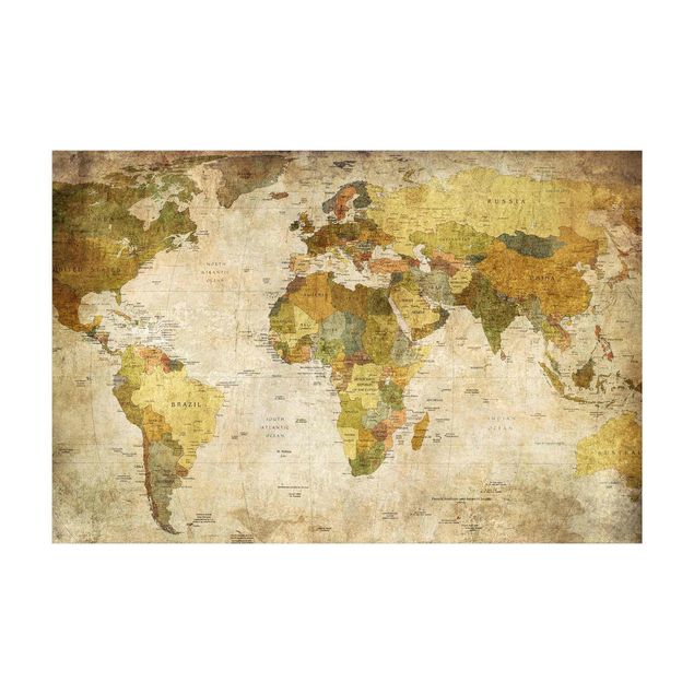 tapis carte du monde World Map