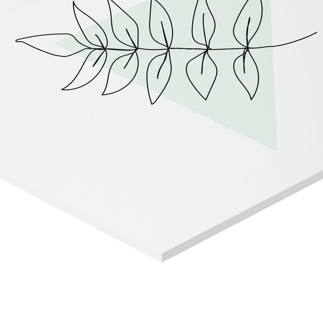 Hexagone en forex - Branch Geometry Line Art Set