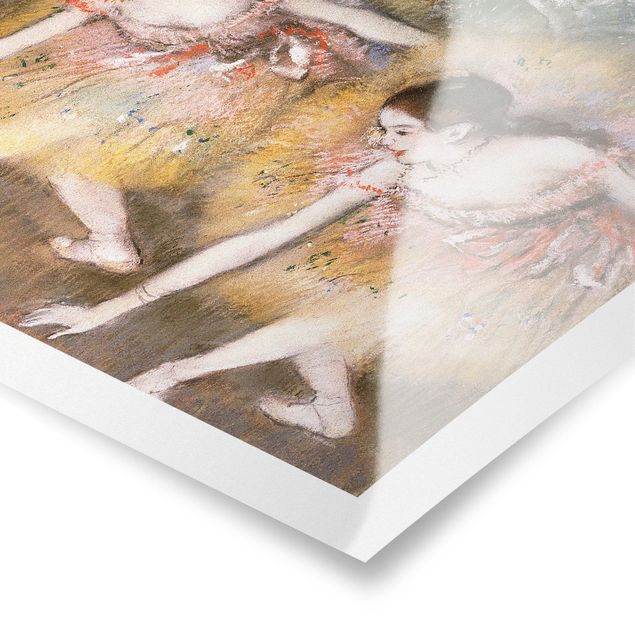 Tableaux portraits Edgar Degas - Danseurs penchés vers le bas