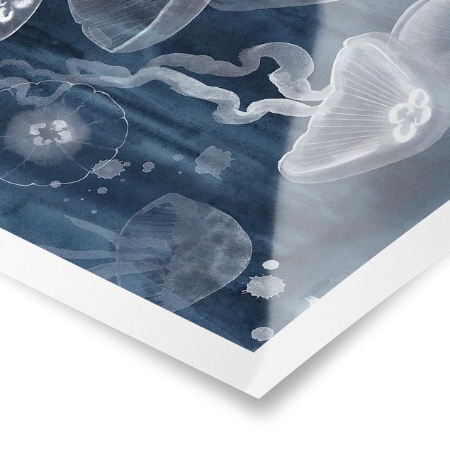 Tableau décoration Moon Jellyfish I