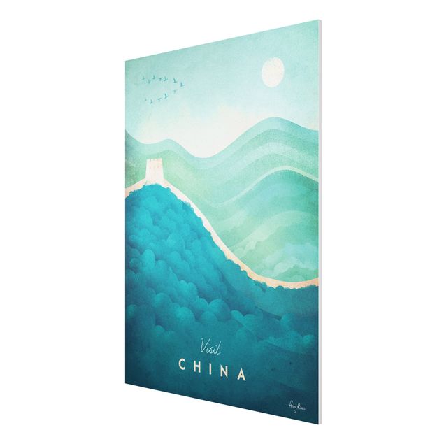 Tableau ville Poster de voyage - Chine