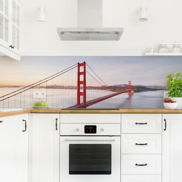 Crédence cuisine villes et architecture Golden Gate Bridge à San Francisco