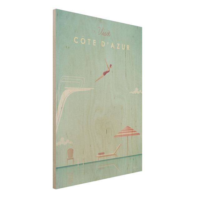 Déco mur cuisine Poster de voyage - Côte D'Azur