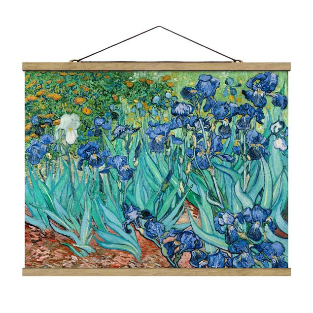 Tableau en pointillisme Vincent Van Gogh - Iris