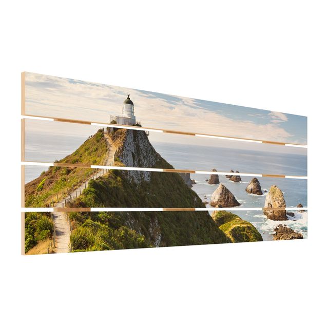Tableaux muraux Phare de Nugget Point et mer Nouvelle-Zélande