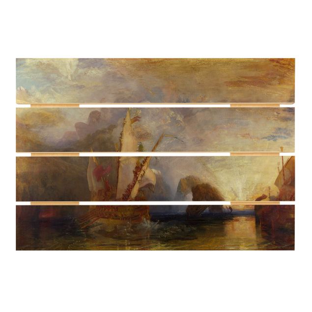 Tableaux en bois avec paysage William Turner - Ulysse