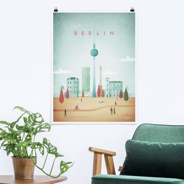 Déco murale cuisine Poster de voyage - Berlin