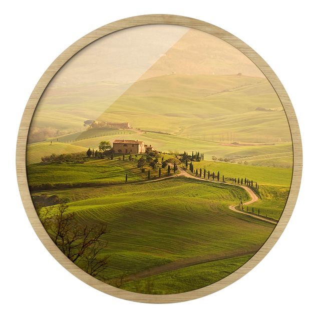 Tableaux encadrés paysage Chianti Toscane