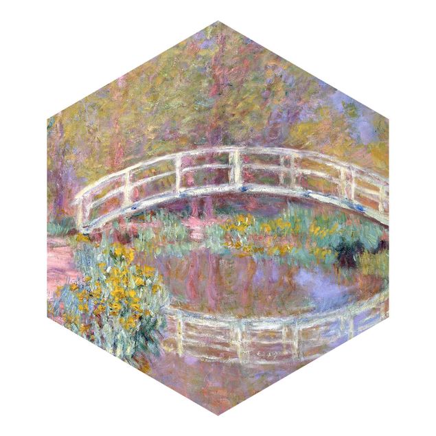 Papier peint paysage Claude Monet - Pont du jardin de Monet