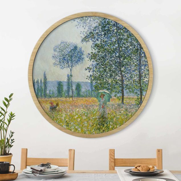 Tableaux Impressionnisme Claude Monet - Champs au printemps