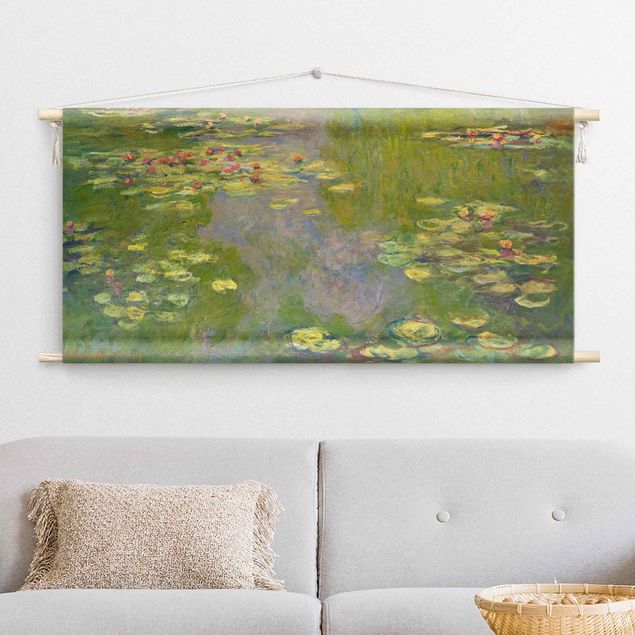 tenture moderne Claude Monet - Green Waterlilies