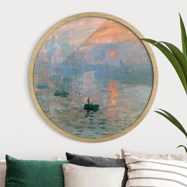 Toile impressionniste Claude Monet - Impression (lever de soleil)