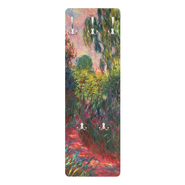 Porte-manteaux muraux avec paysage Claude Monet - Pont japonais dans le jardin de Giverny