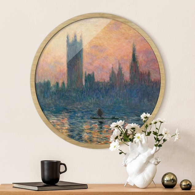 Tableaux Impressionnisme Claude Monet - Coucher de soleil à Londres