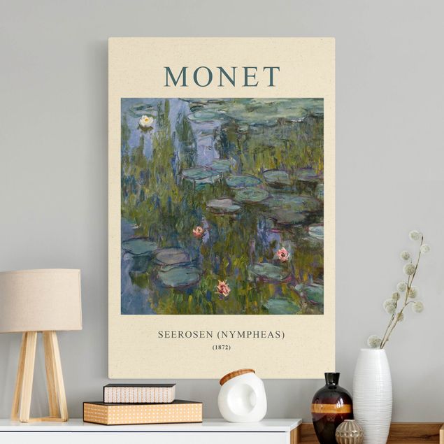 Tableaux Artistiques Claude Monet - Nymphes (Nymphaeas) - Édition musée