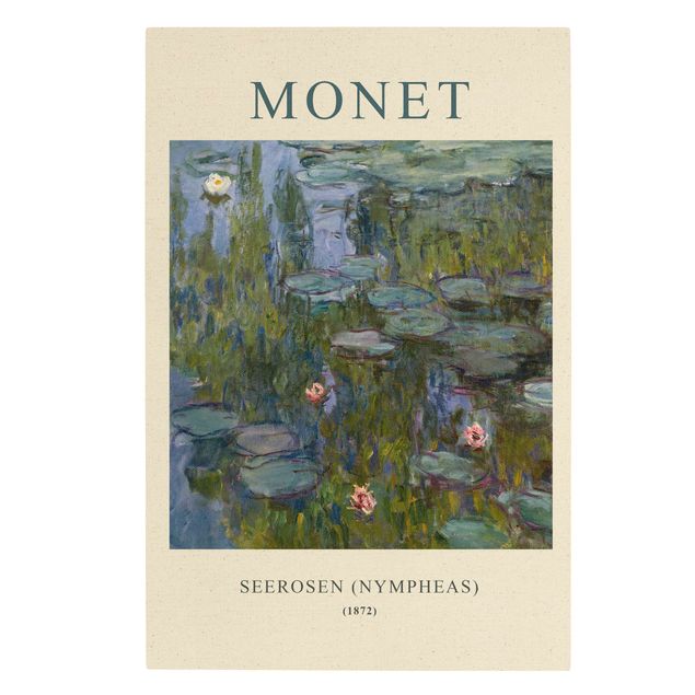 Tableaux fleurs Claude Monet - Nymphes (Nymphaeas) - Édition musée