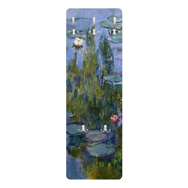 Porte-manteaux muraux avec paysage Claude Monet - Nénuphars (Nympheas)