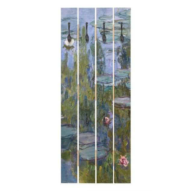 Porte-manteaux muraux avec paysage Claude Monet - Nénuphars (Nympheas)