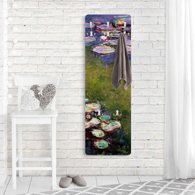 Porte-manteaux muraux avec paysage Claude Monet - Nénuphars