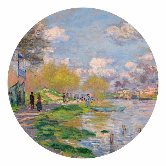 Papier peint moderne Claude Monet - Printemps sur la Seine